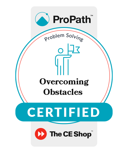 Overcoming Obstacles badge 