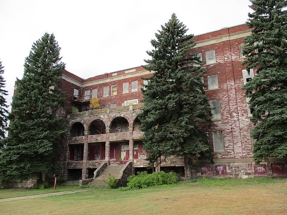 The abandoned Old City Orphanage building in Marquette, Michigan.