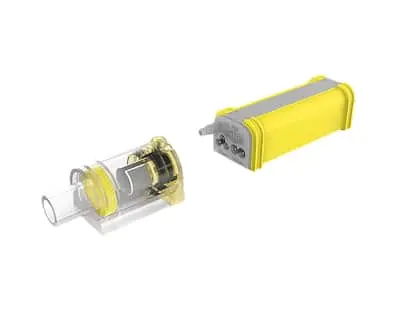 Yellow and grey combi condensate pump.