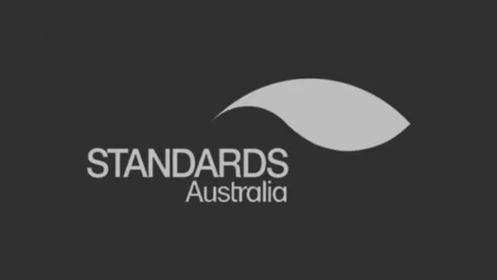 Standards Australia logo on a dark background