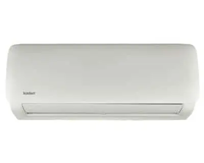 White wall-mounted air conditioning unit with Kaden branding on the front panel