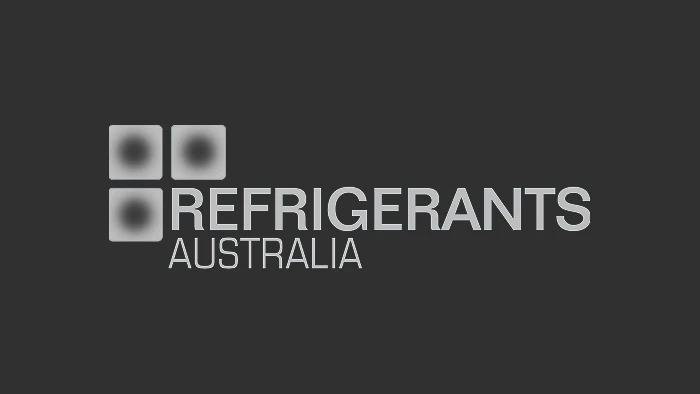 Refrigerants Australia logo on a black background