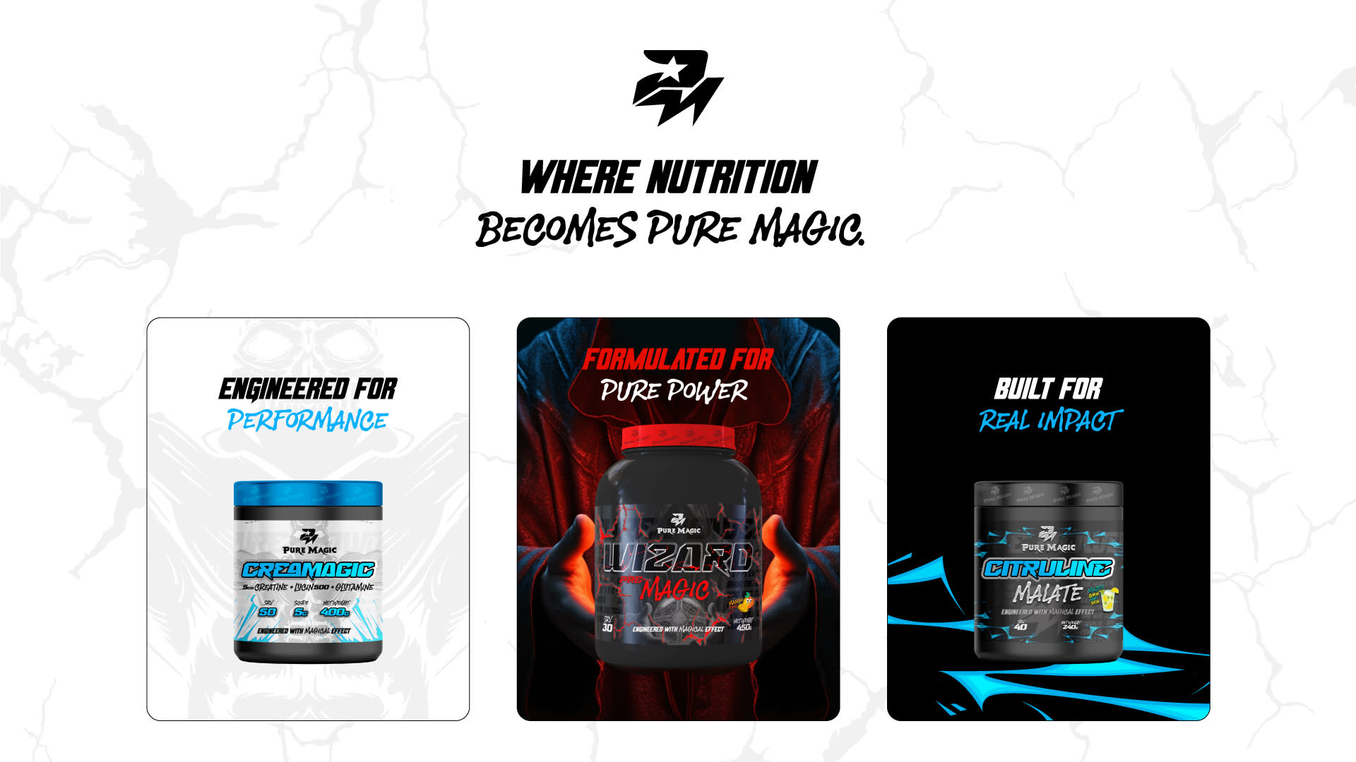 Gallery Image for pure-magic-products-packaging-design-supplements-ashmawy-branding-studio