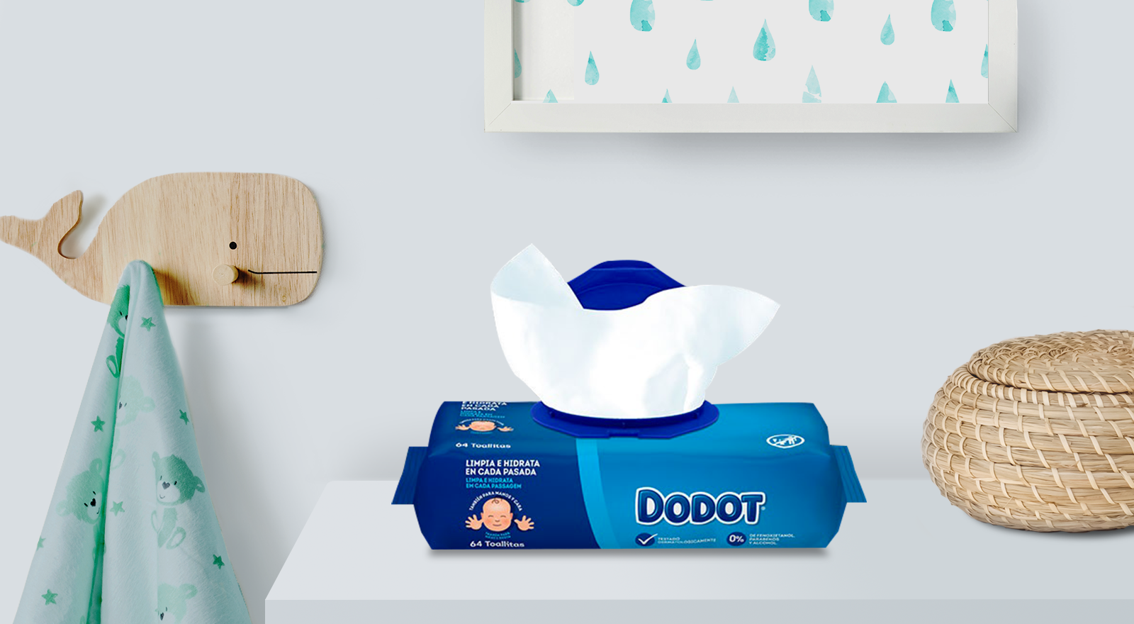 Dodot apresenta toalhitas Aqua Pure Plastic Free - Grande Consumo