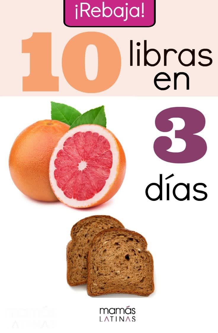 Pierde 10 Libras Con La Infalible Dieta De Los 3 Días Mamaslatinas Com