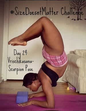 SizeDoesntMatter Challenge Shows That Plus Size Women Can Do Yoga