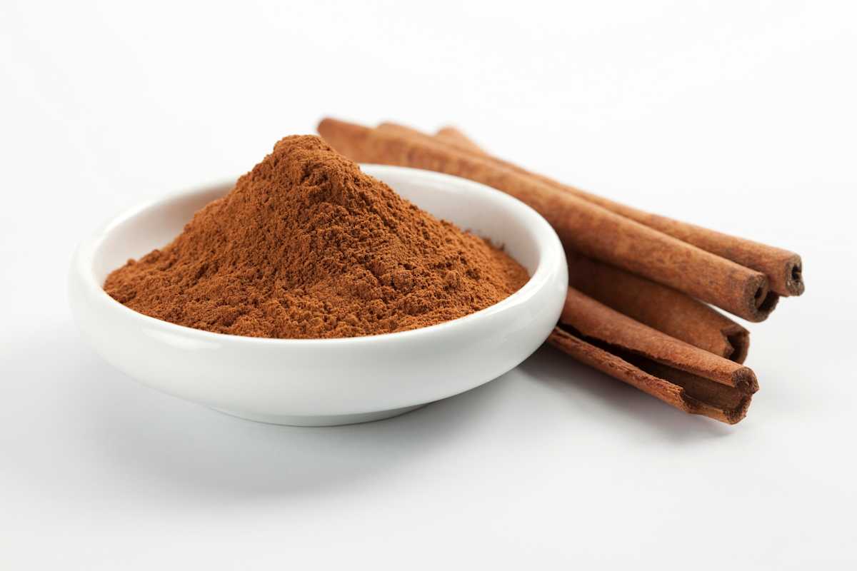 canela em pó