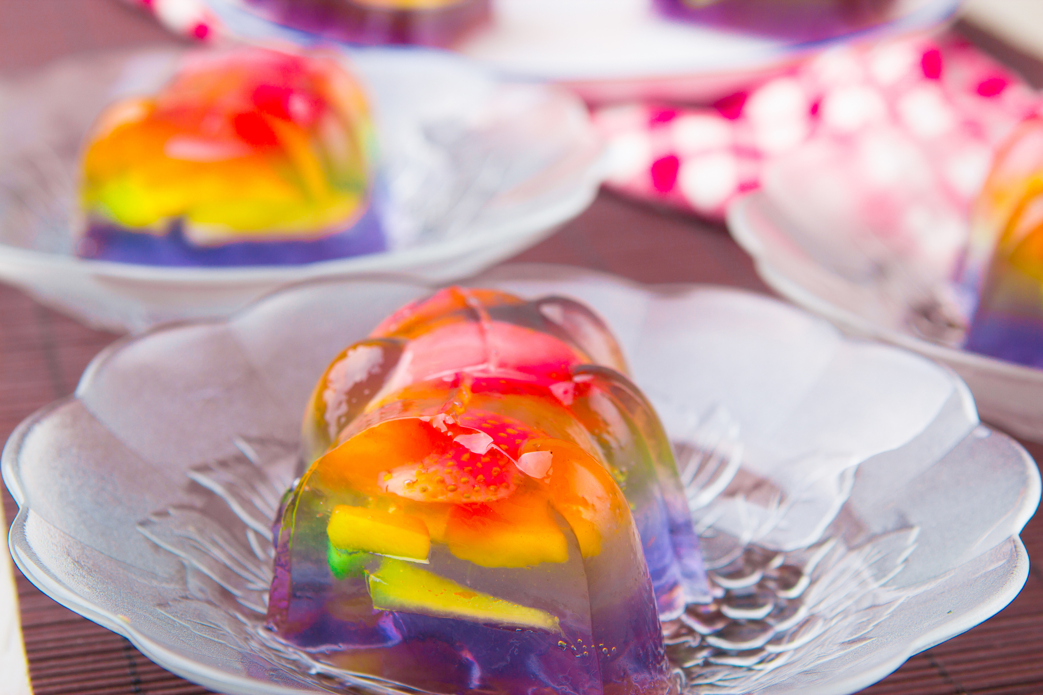 Recetas de gelatinas de colores que todos amarán 