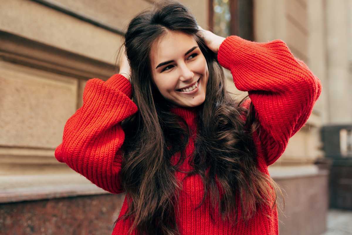 linda mulher de cabelo