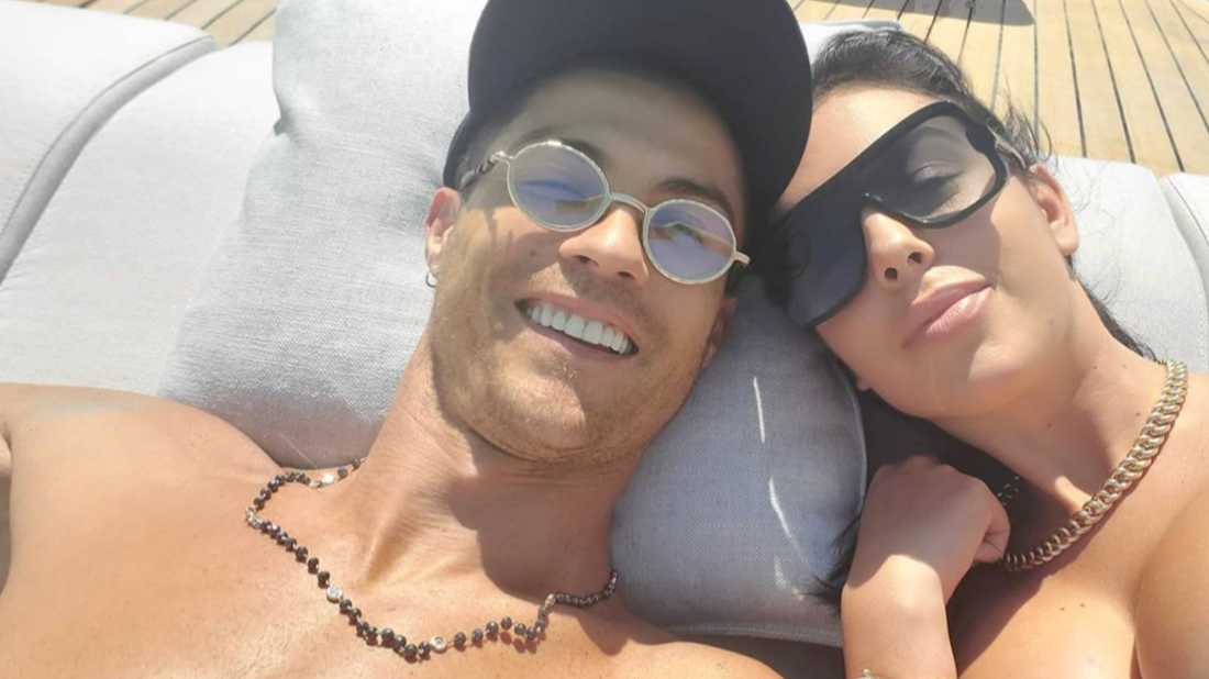 Georgina Rodríguez, novia de Cristiano Ronaldo, presume pancita de