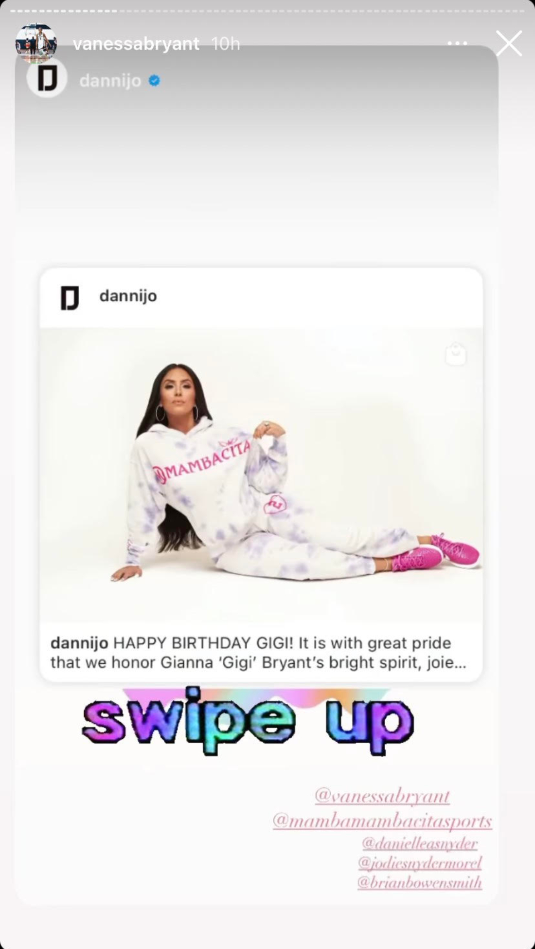 Todo sobre la celebración de Vanessa Bryant en el día que su hija Gigi  hubiera cumplido 15 | MamasLatinas.com