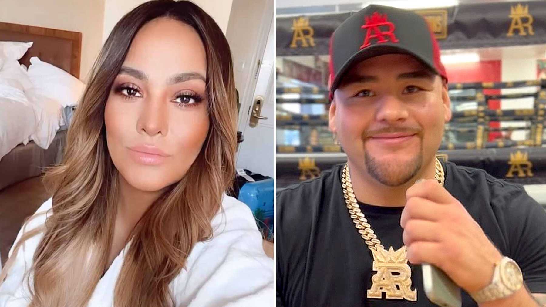 Mayeli Alonso y Andy Ruiz Jr. ya no ocultan su amor y presumen cena ...