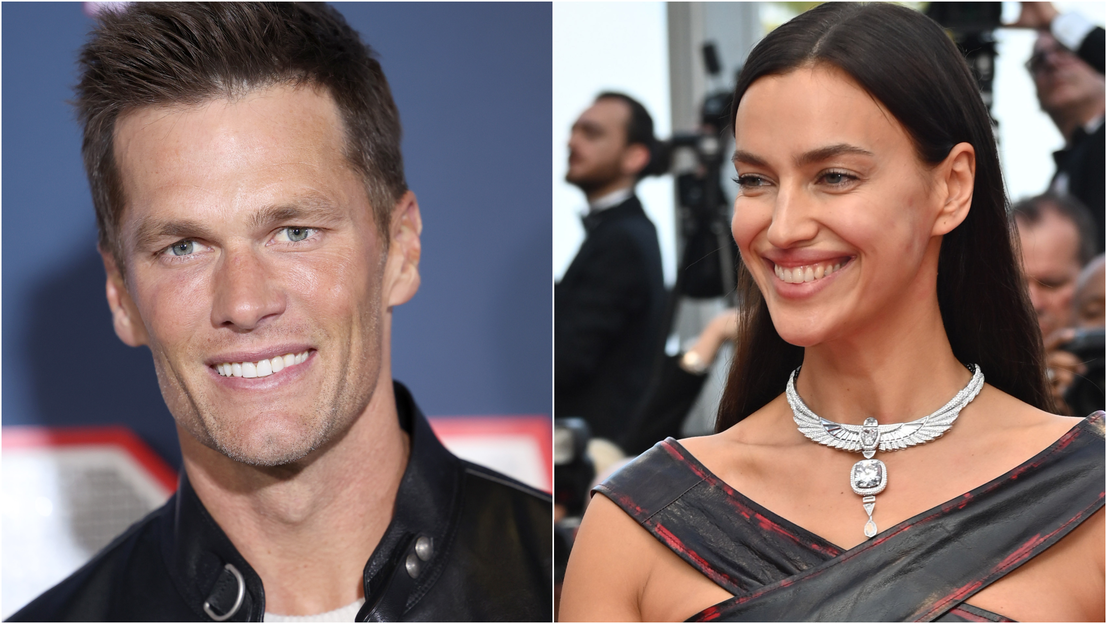 So, Tom Brady Was Photographed Caressing Irina Shayk's Face in His Car