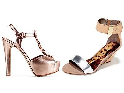 Atrévete a usar zapatos metálicos de noche ¡y de día! | MamasLatinas.com