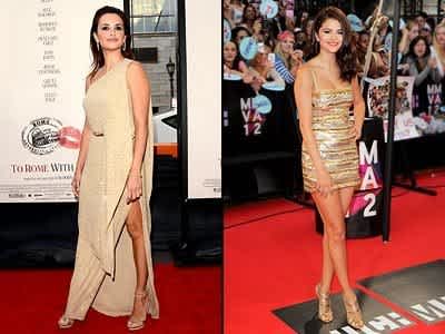 Vestidos dorados: el 'look' ideal que las latinas arrasen en una gala como Penélope o Selena (FOTOS) | MamasLatinas.com