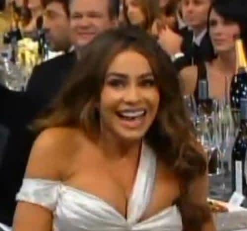 Sofia Vergara calls herself a hooker with huge boobs at SAG Awards 2013  (VIDEO)