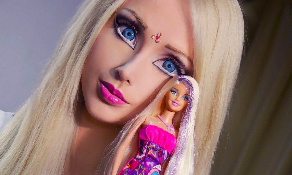 a human barbie