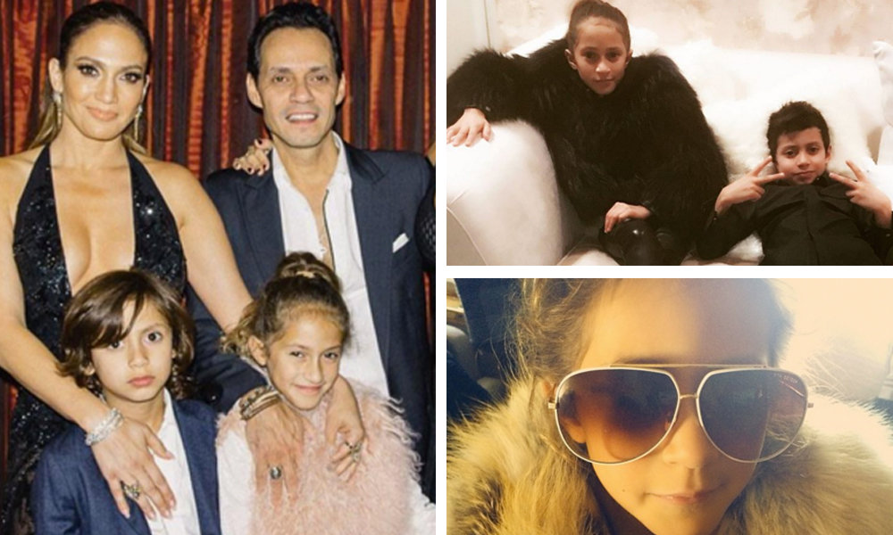 Los looks de los gemelos de Jennifer López y Marc Anthony