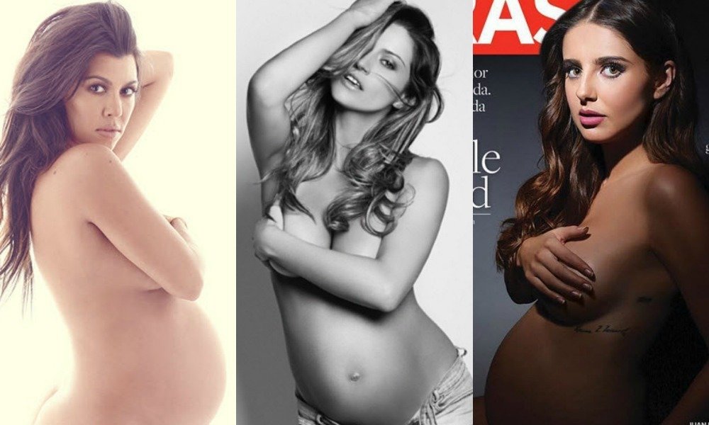 Fotos Famosas que posaron desnudas y embarazadas MamasLatinas imagen imagen