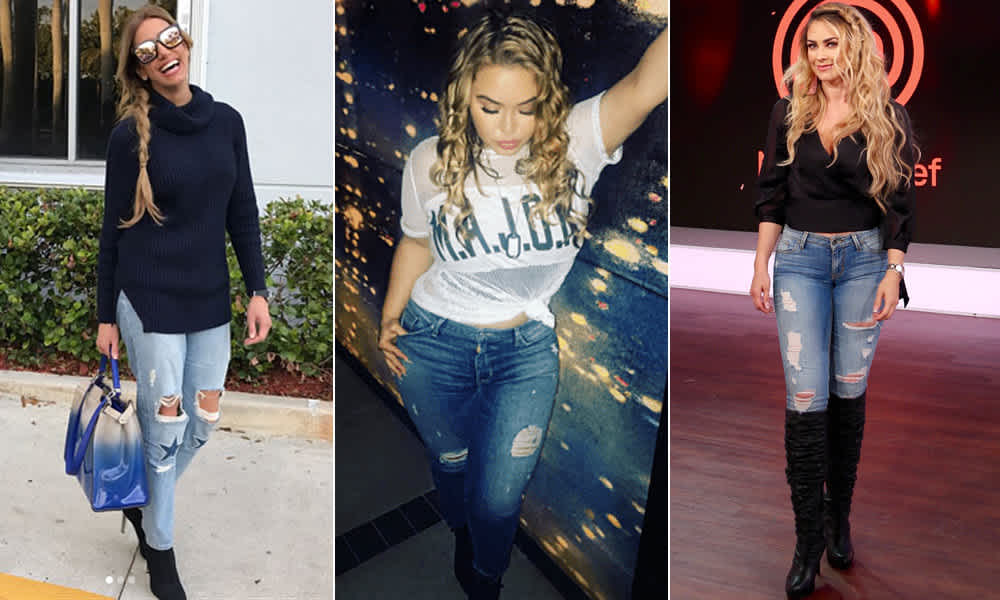 Las famosas muestran cómo jeans | MamasLatinas.com