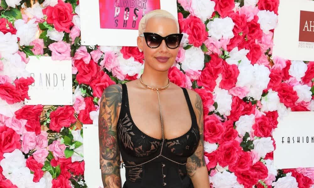 Amber Rose Proudly Shows Off Her Butt Cellulite