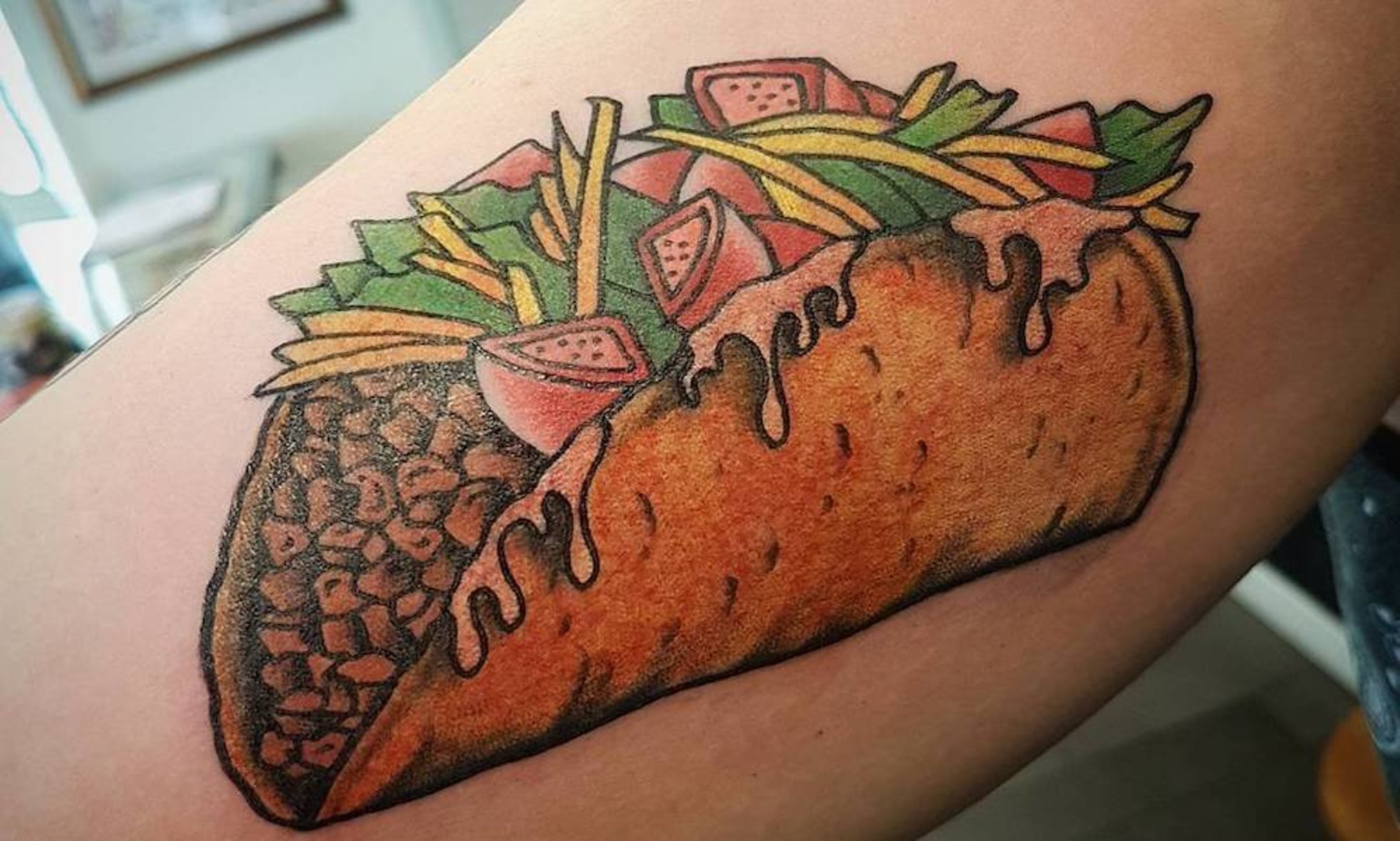 Taco Tattoo by Nicholas Miner on Dribbble