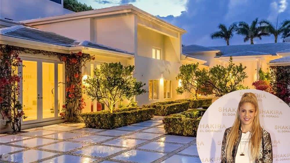 MIRA: La impactante mansión multimillonaria de Shakira en Miami