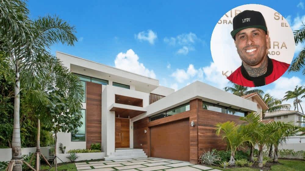 La mansión de $ millones de Nicky Jam en Miami Beach 