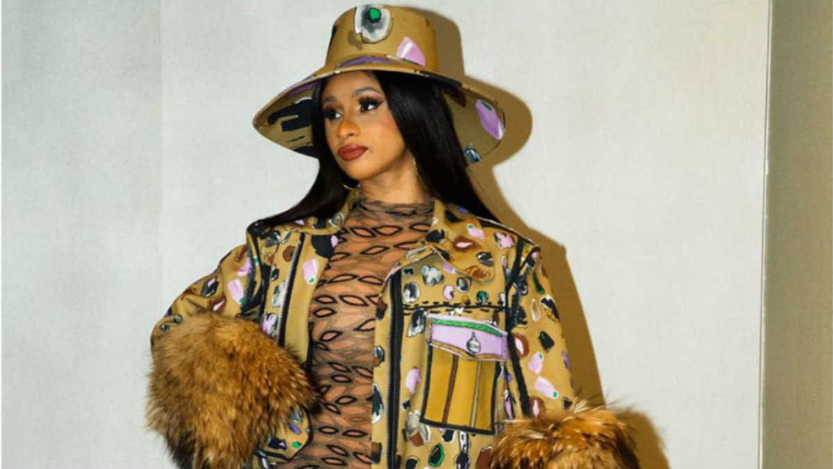 Cardi B Is Kicking Off Her Maternity Style With Fashion-Forward Flair