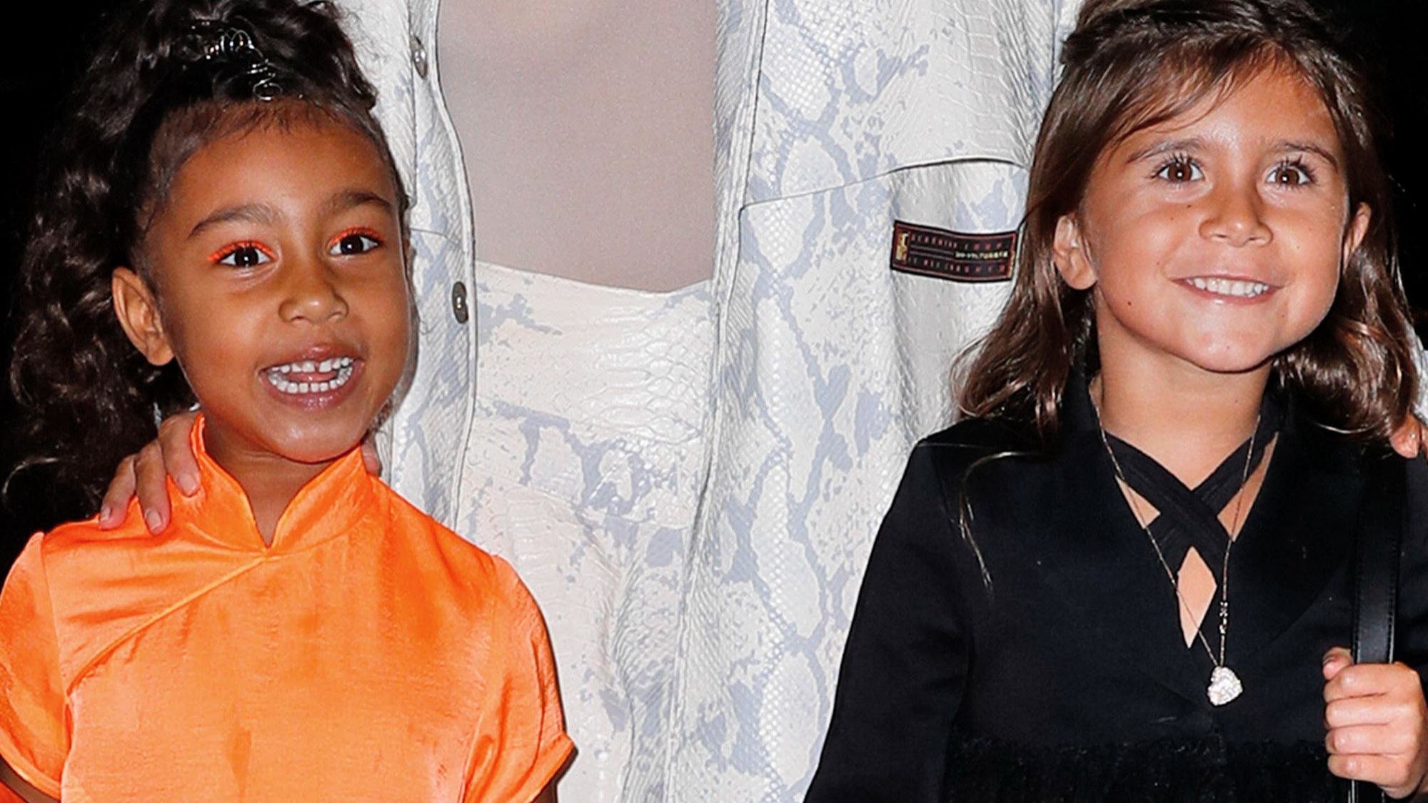 Kourtney Kardashian's daughter, Penelope, Gucci loafers school like it's no big deal