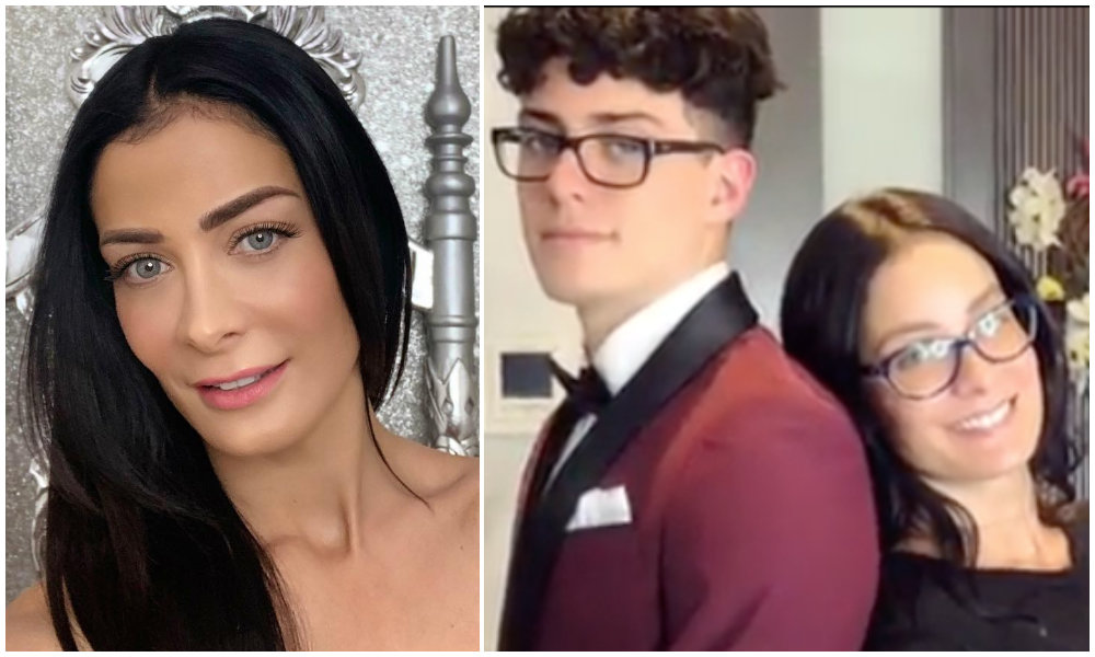 Dayanara Torres muestra a su hijo Cristian antes de su prom