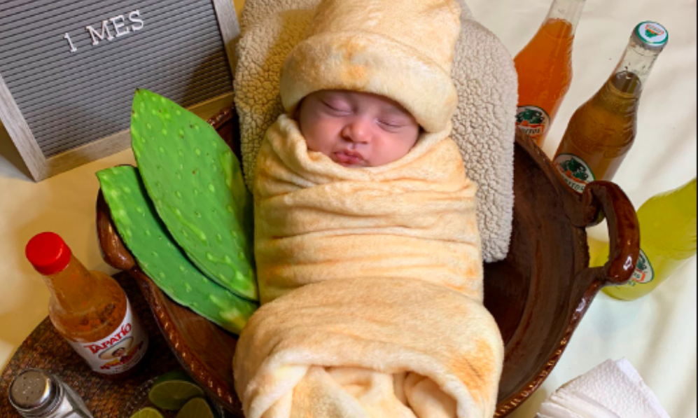Chipotle Burrito Baby Costume Burrito Walls
