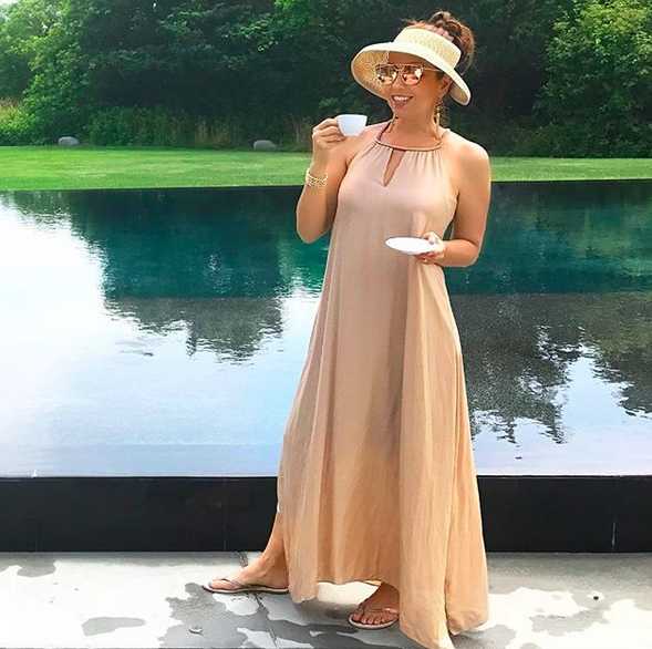 Vacaciona en Martha's Vineyard como toda una diva.
