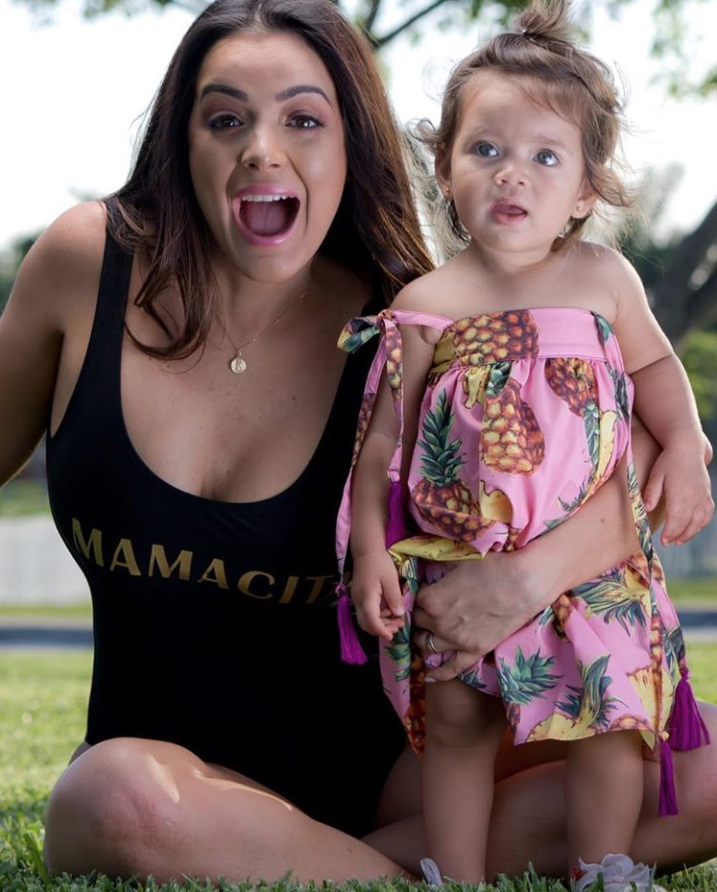 Daniella Navarro le dio un nombre único a su bebita.