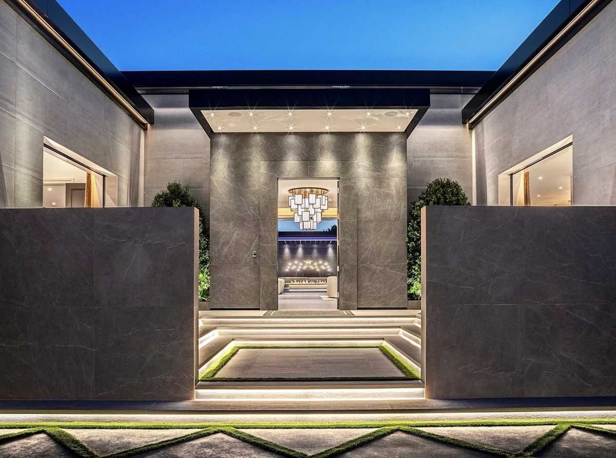 La entrada es realmente espectacular.