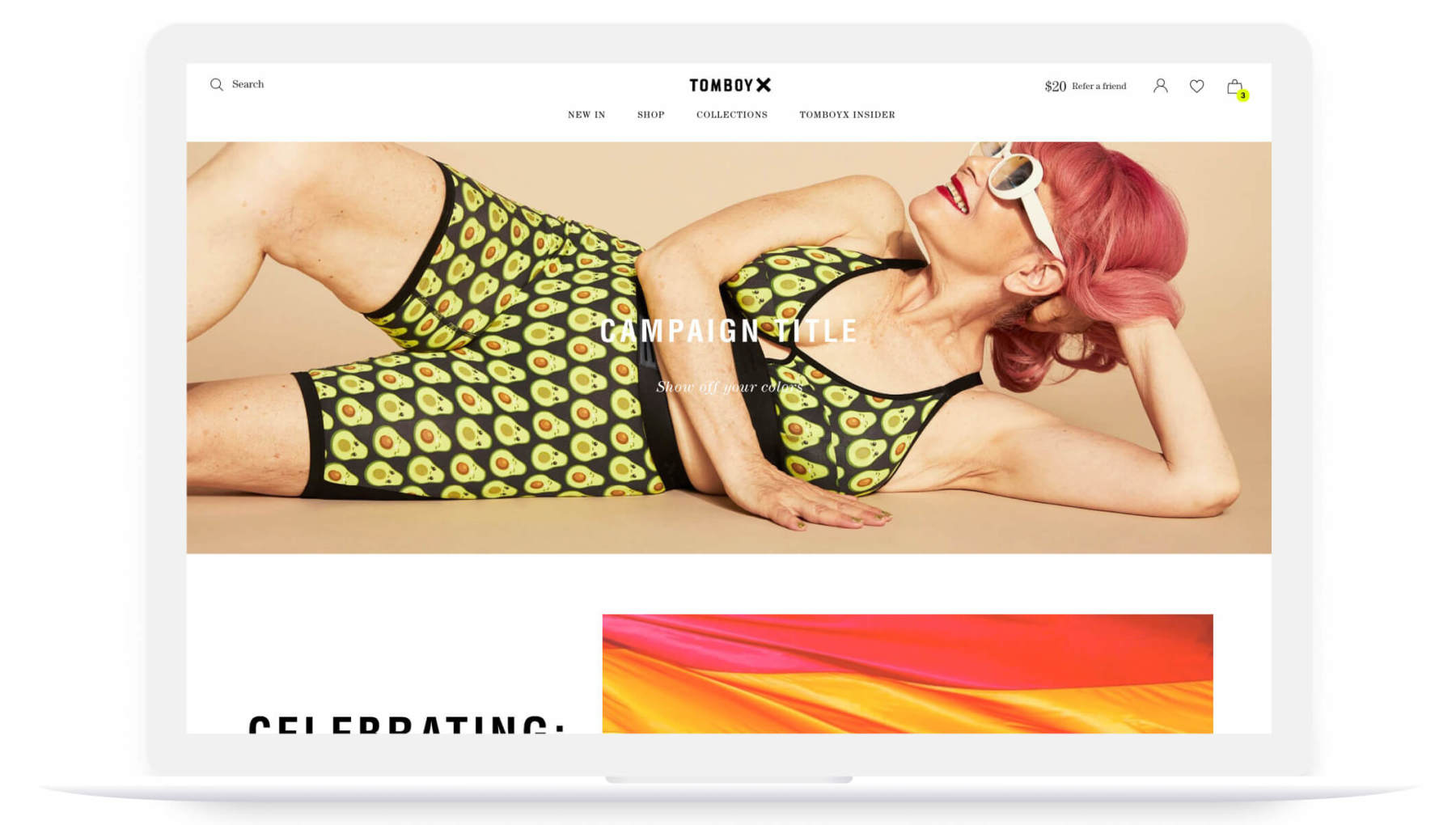 TomboyX  eCommerce Website Design Gallery & Tech Inspiration