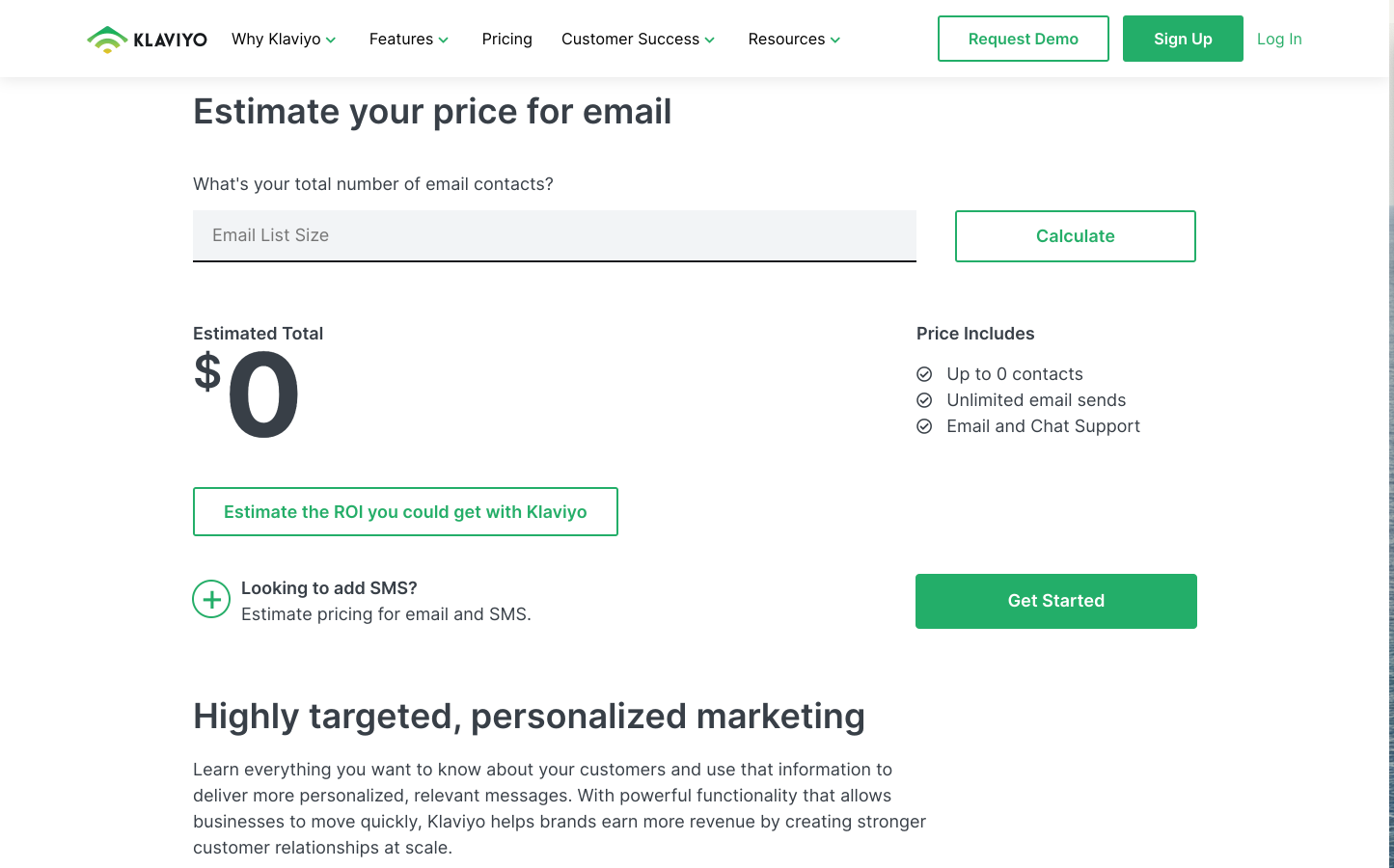 Klavyio pricing Screen Shot 