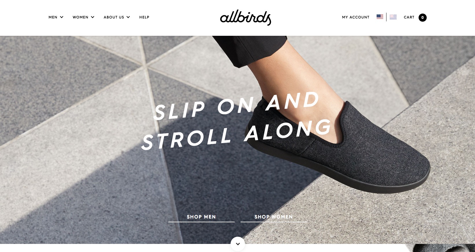 Best Shopify Stores and Websites - Allbirds