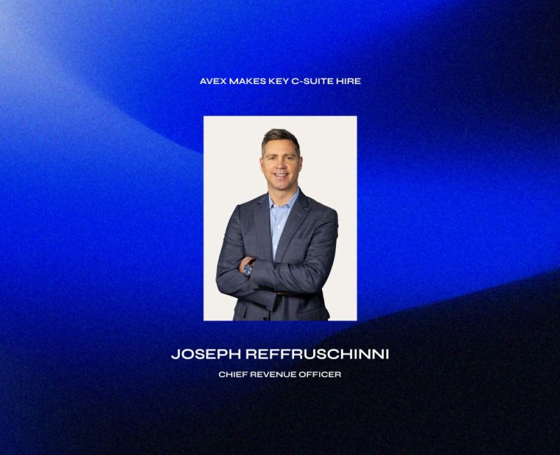 Avex Welcomes a Chief Revenue Officer: Joseph Reffruschinni