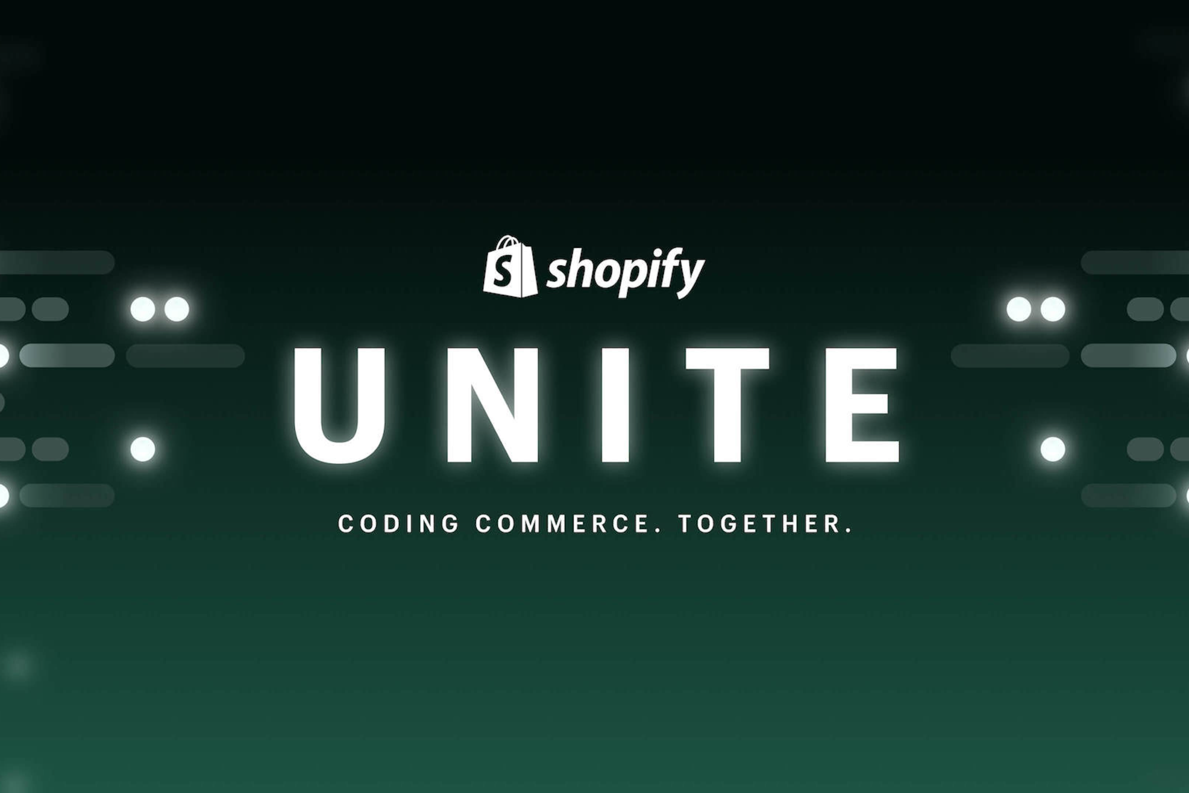 Shopify Unite Banner