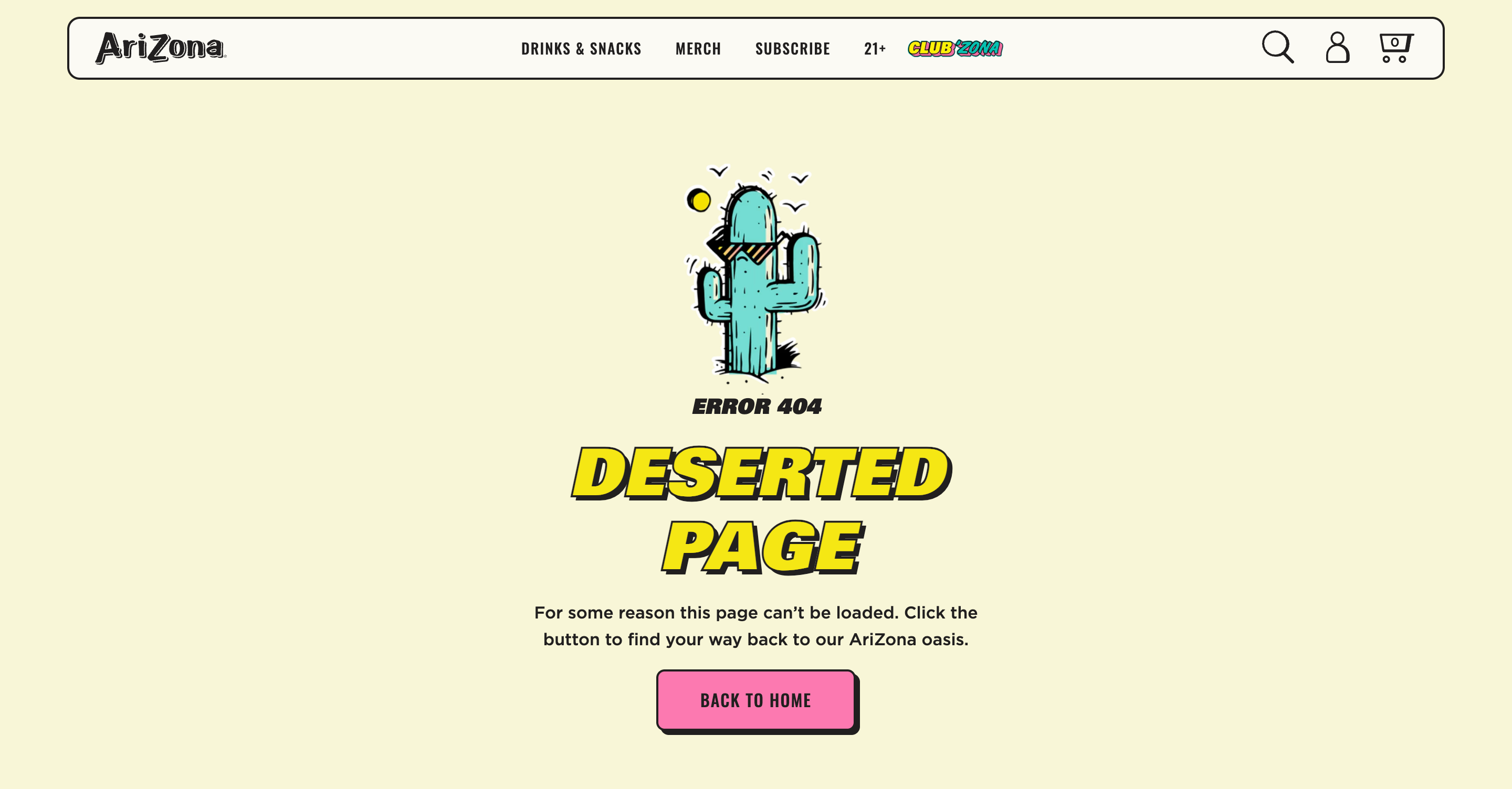 AriZona 404 Page