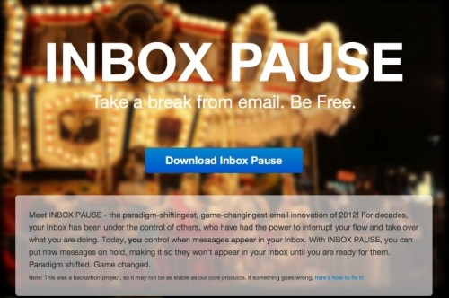 Inbox Pause – A Useful Hackathon Project