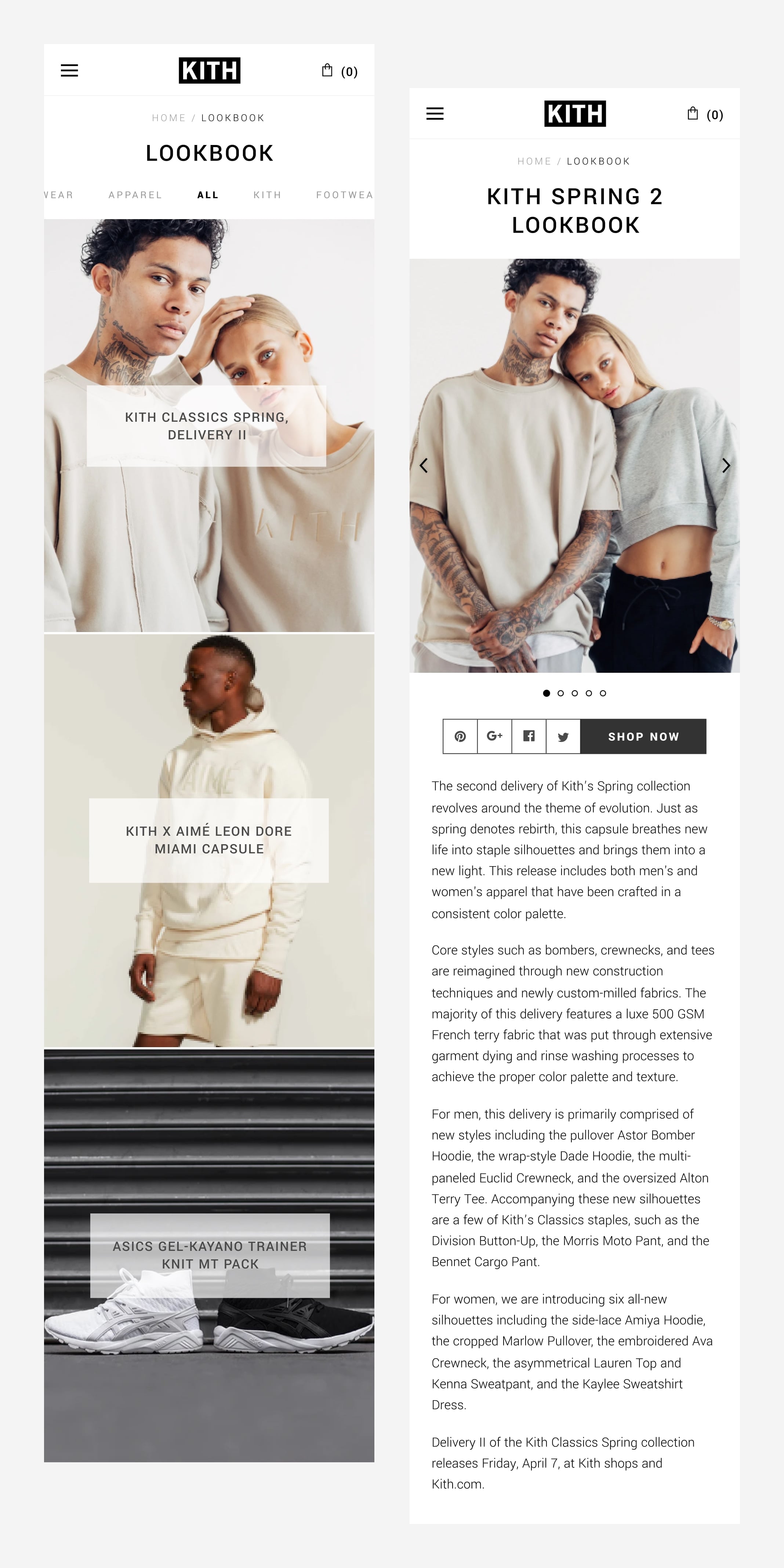 KITH | Shopify Plus Web Design & Development | Avex Designs