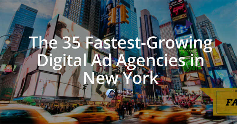 Fastest Growing Digital Agencies in NYC