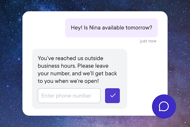 Reply with a custom web chat message outside business hours 🕑