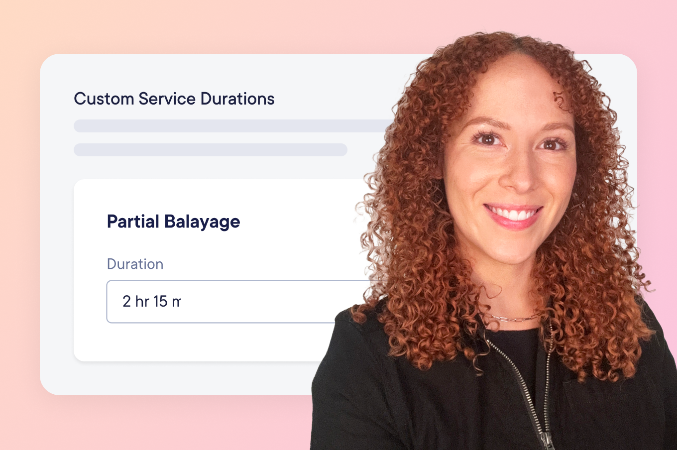 Customize service durations for specific clients