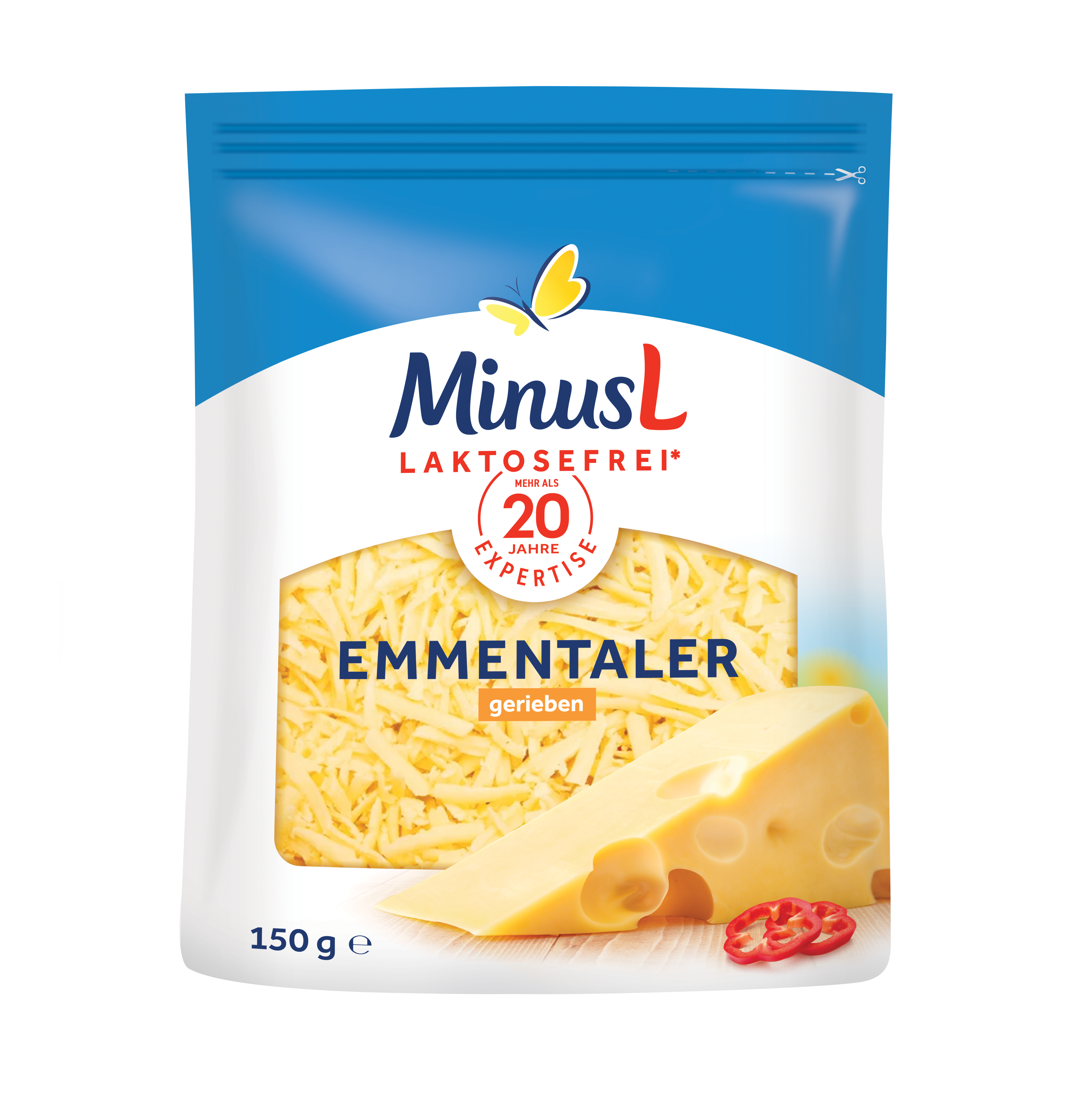 Emmentaler gerieben 150G