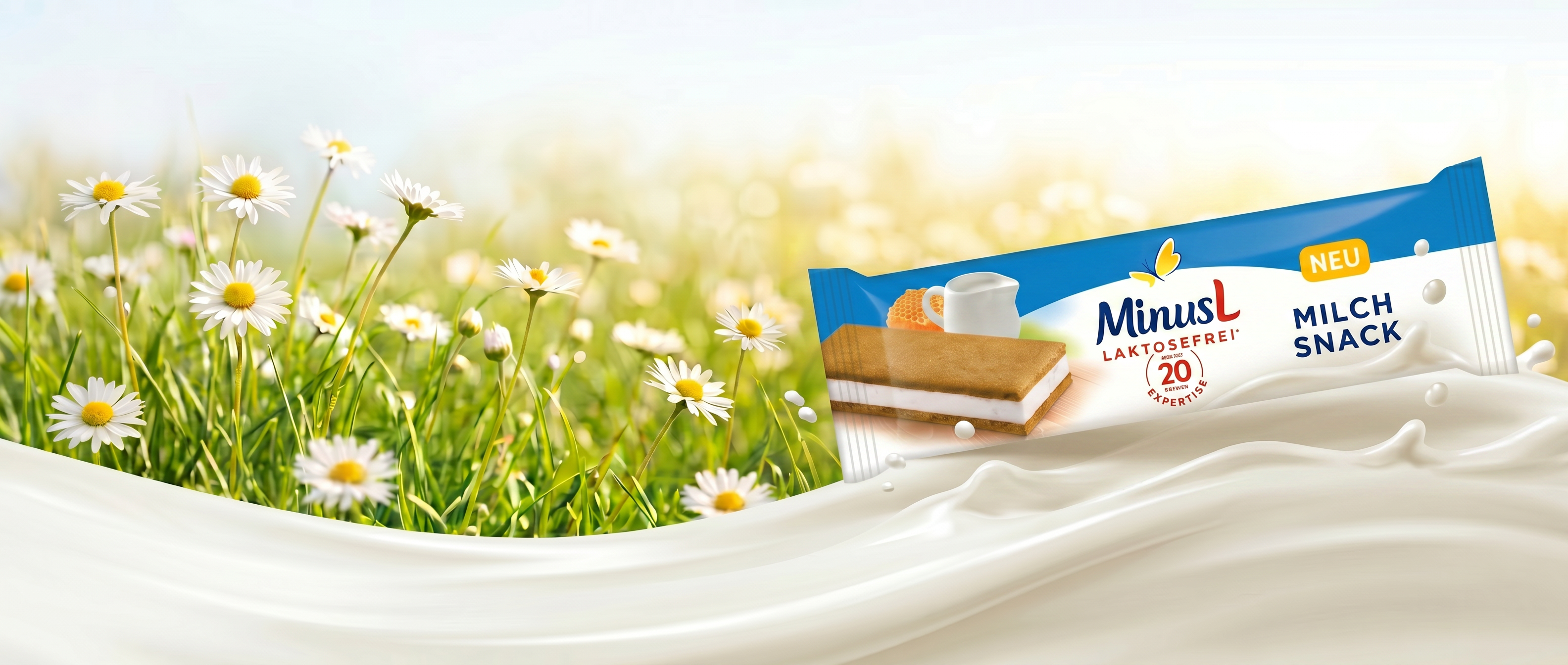 Milch Snack Banner