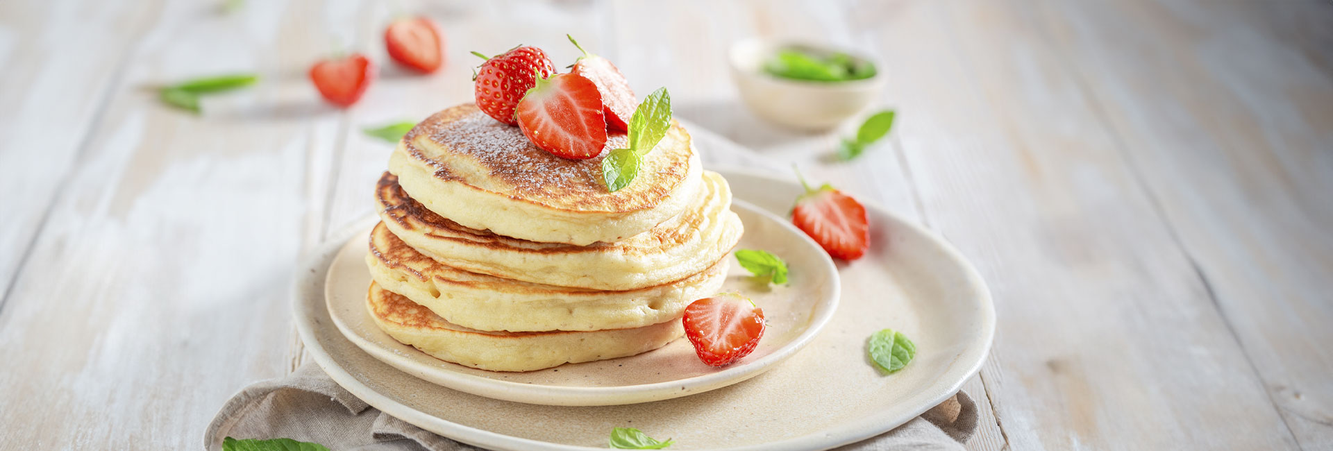 Pancakes mit Joghurt