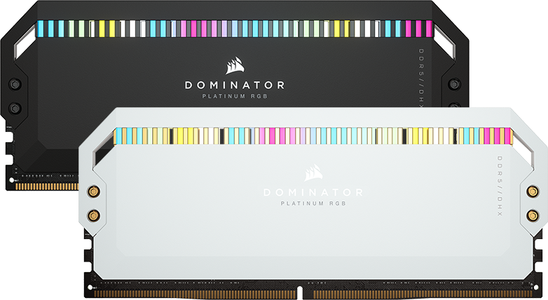 DOMINATOR® PLATINUM RGB 32GB (2x16GB) DDR5 DRAM 5200MT/s C40